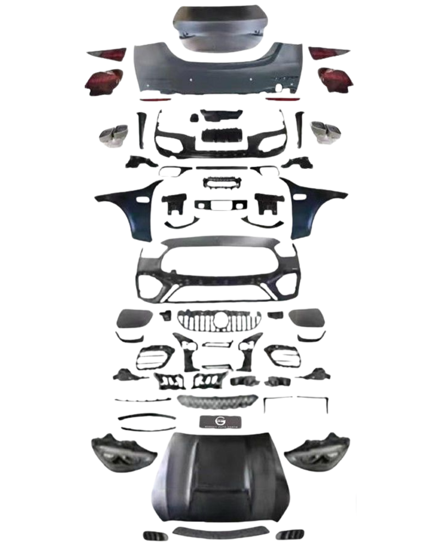 Mercedes W205 to W206 Full Exterior Body Conversion Kit