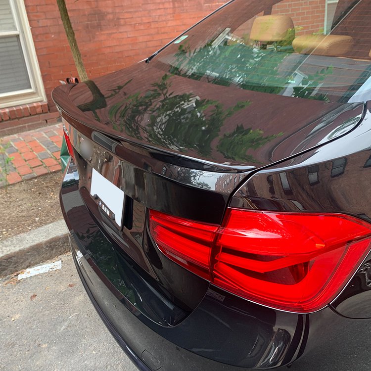 2012-2019 BMW 3 Series F30 P Style Rear Spoiler Glossy Black | Carteil