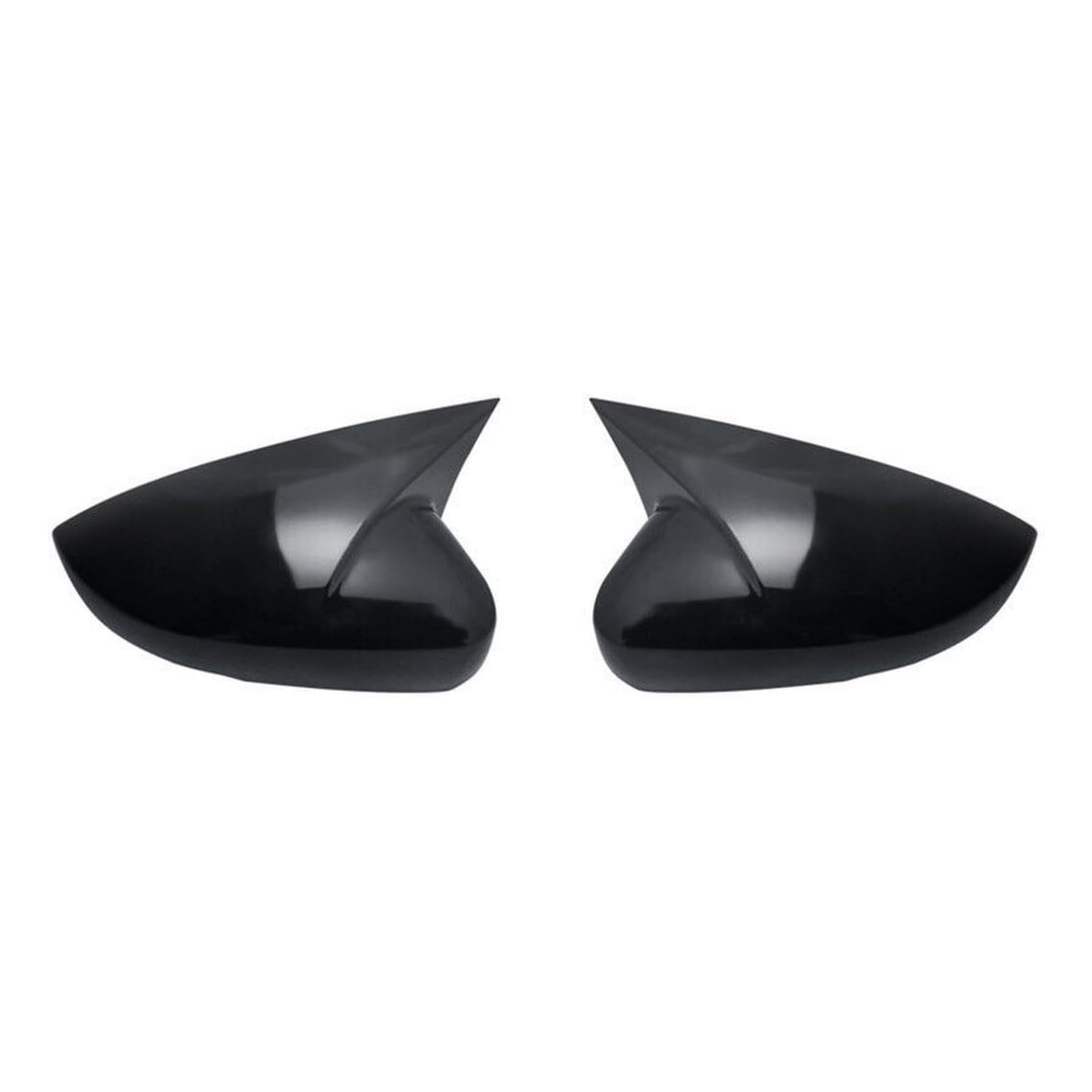 2014-2018 Volkswagen Polo Paste Style Side Mirror Caps Glossy Black | Carteil