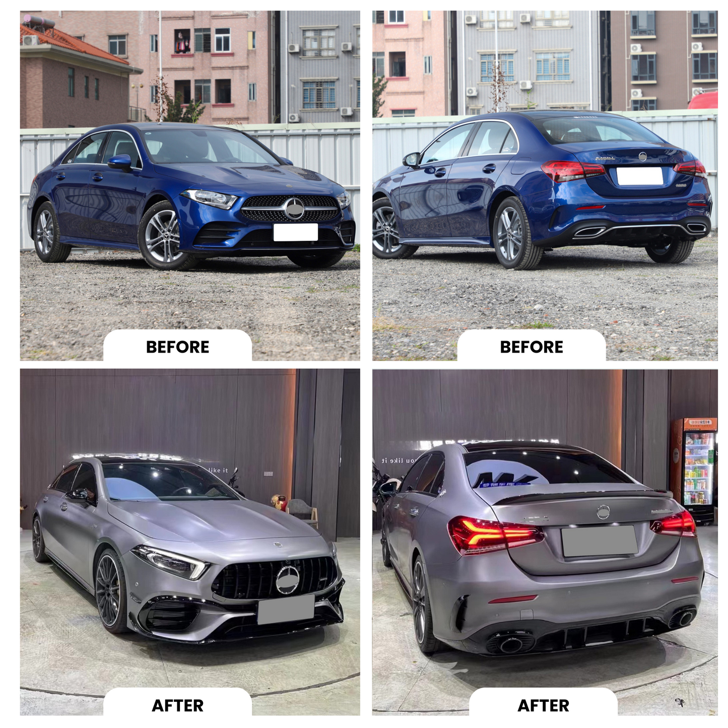 mercedes A class(W117) 2018+ AMG 45 Bodykit
