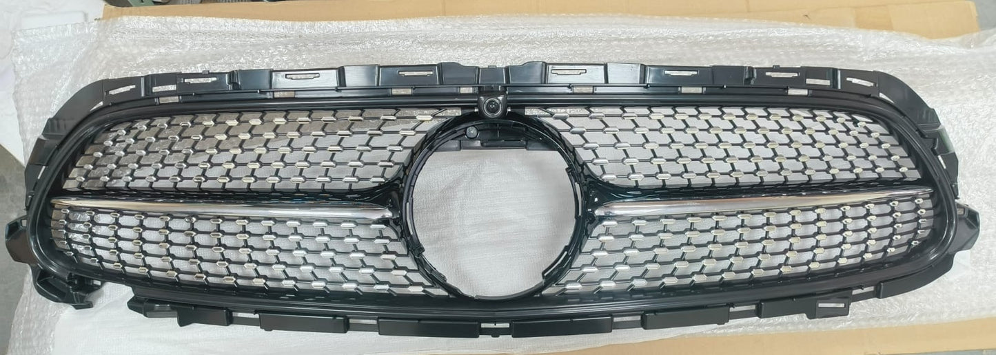 Mercedes-Benz E-Class W213 Diamond Grille Starry Silver | Carteil