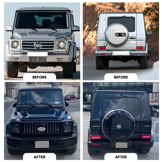Mercedes G WAGON OLD TO NEW