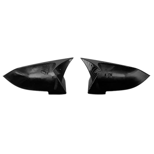 2010–2013 BMW 5 Series F10 Side Mirror Caps Cover Without Lamp  (Paste Style | Carbon Look)