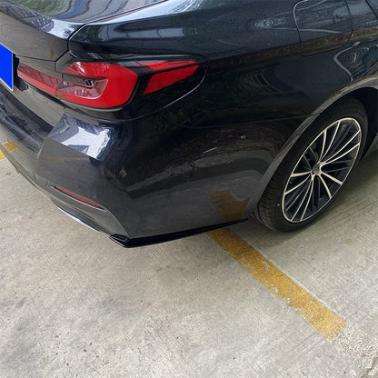 2018-2020 BMW 5 Series G30 Rear Side Splitter Glossy Black | Carteil