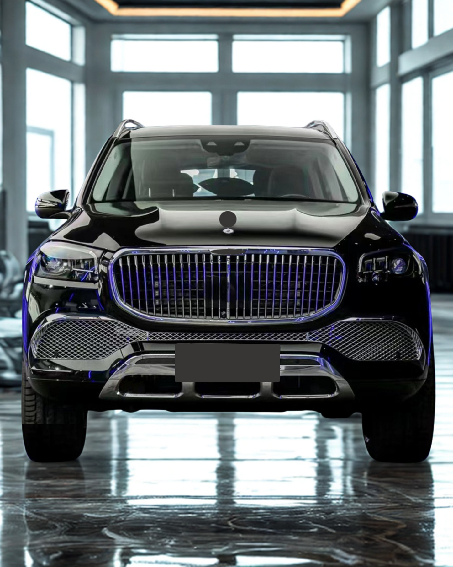 2020-2023 Mercedes GLS X167 Maybach Style Body Kit Glossy Black | Carteil