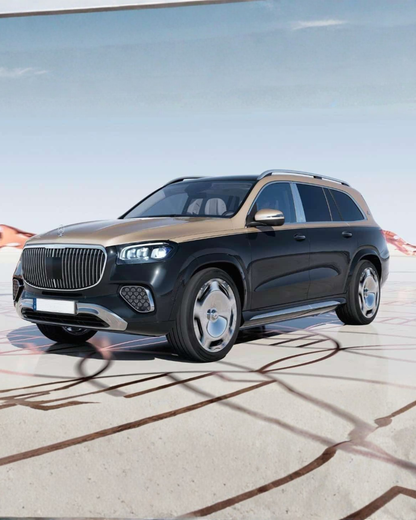 2020-2025 Mercedes GLS Maybach Style Full Body Kit Glossy Black | Carteil