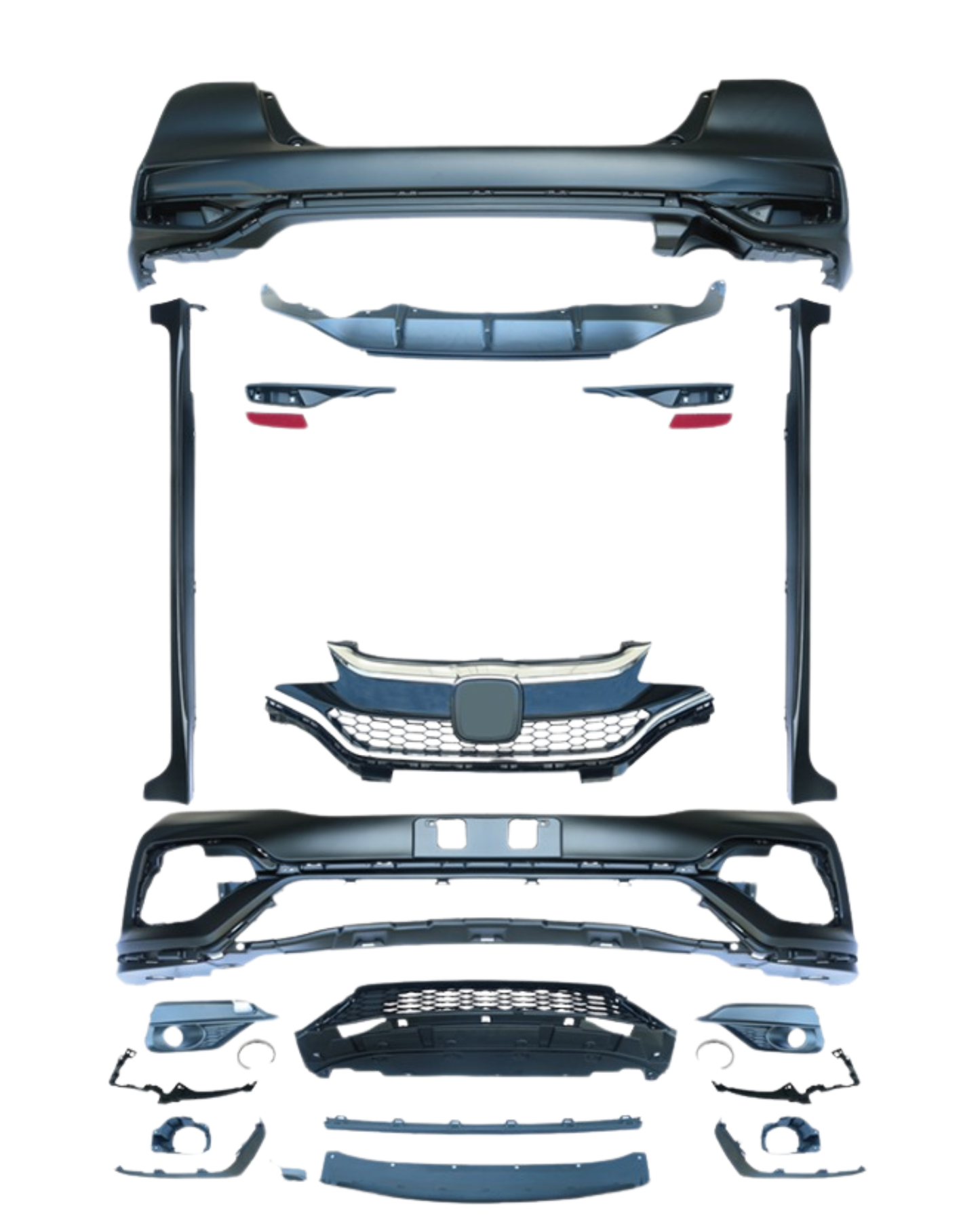 2014-2018 Honda Jazz RS Conversion Body Kit Glossy Black | Carteil