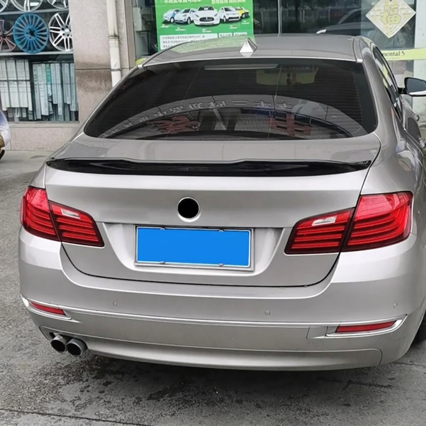 2010-2017 BMW 5 Series F10 PSM Style Rear Spoiler Glossy Black | Carteil