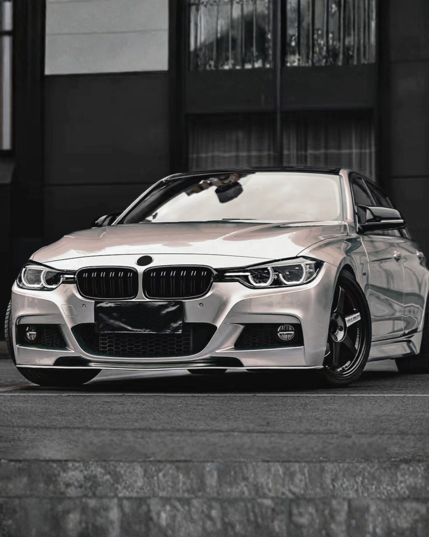 BMW F30 3-Series M-Tech Full Body Kit Glossy Black | Carteil