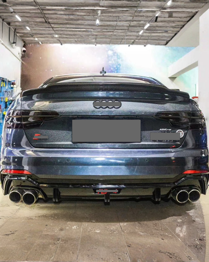 2017-2019 Audi A4 RS4 Look Full Body Kit Glossy Black | Carteil