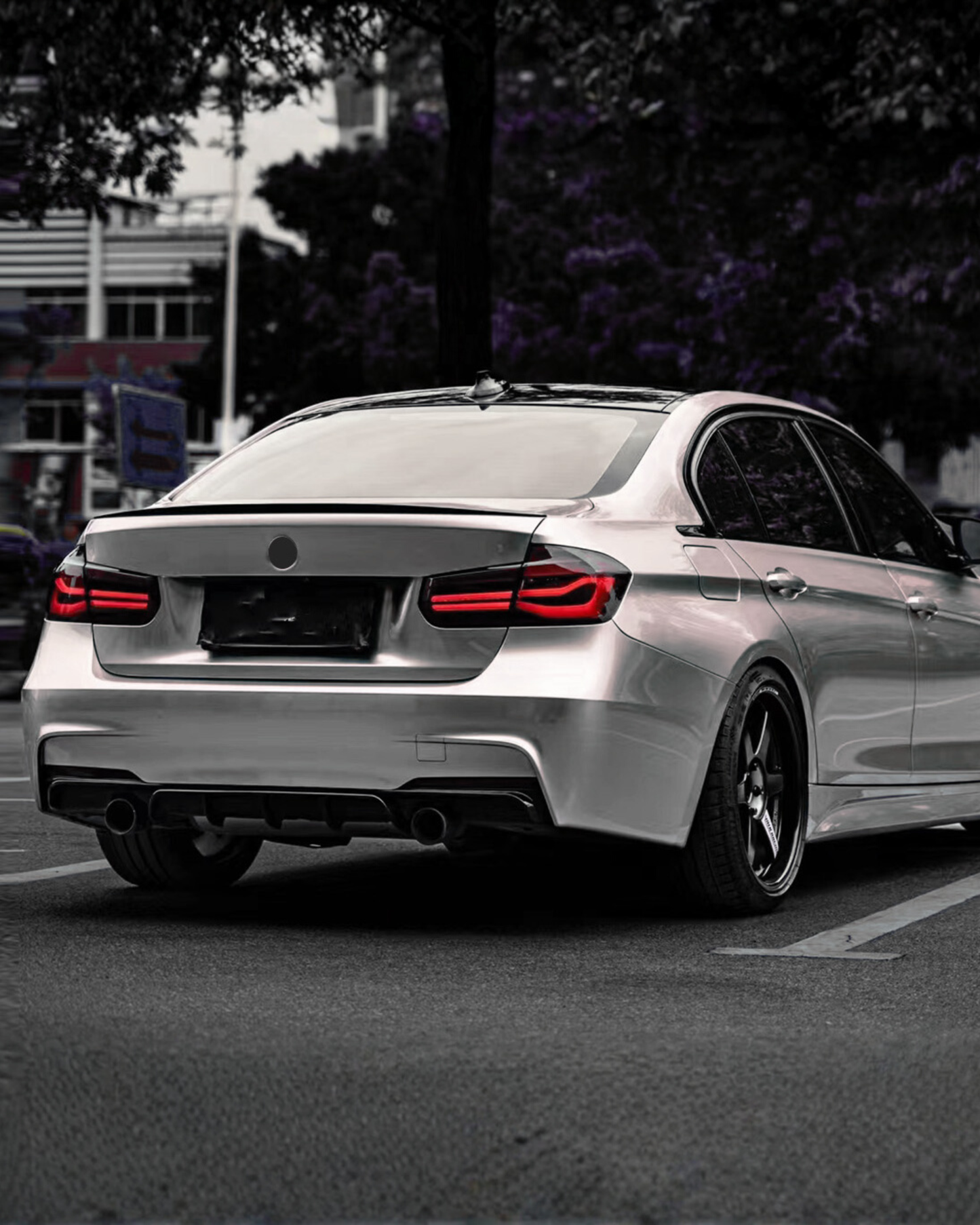 BMW F30 3-Series M-Tech Full Body Kit Glossy Black | Carteil