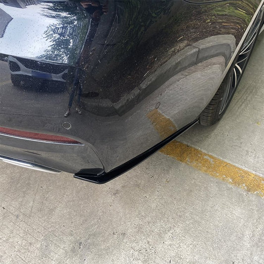 2018-2020 BMW 5 Series G30 Rear Side Splitter Glossy Black | Carteil