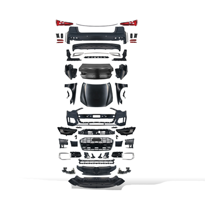 2012-2018 Audi A6 C7 Body Kit Glossy Black | Carteil