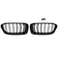 BMW 3 Series F30 (2012-2018) Front Grille | Two-Piece | Gloss Black ABS | Adhesive