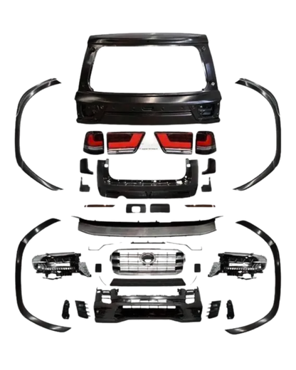 2016+ Land Cruiser LC200 LC300 Full Body Kit 2022 Look Glossy Black | Carteil