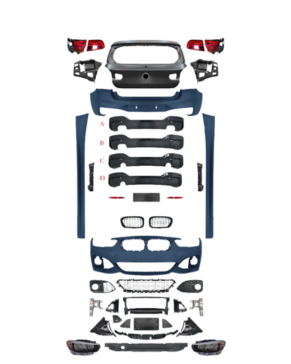 2012-2018 BMW F20 1-Series Full Body Kit M-Style | Carteil