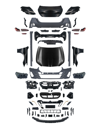 2011-2017 BMW F10 G60 LCI M Sports Body Kit Glossy Black | Carteil