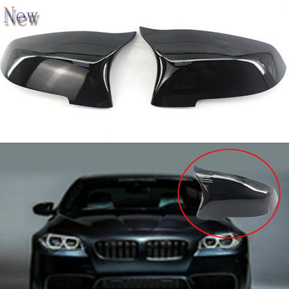 2011-2017 BMW 5 Series F10 Side Mirror Caps Glossy Black | Carteil