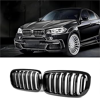 BMW X5 F15 (2014-2018) Front Grille | Gloss Black ABS | Adhesive Installation