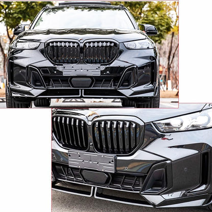 BMW X5 G05 LCI M Performance Style (2023+) Front Lip| Gloss Black ABS |Adhesive