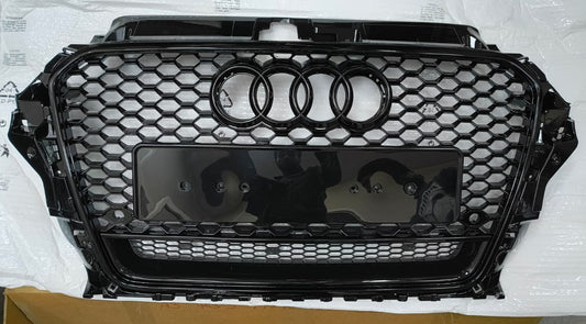 2014-2016 Audi A3 RS3 Style Grille Glossy Black | Carteil