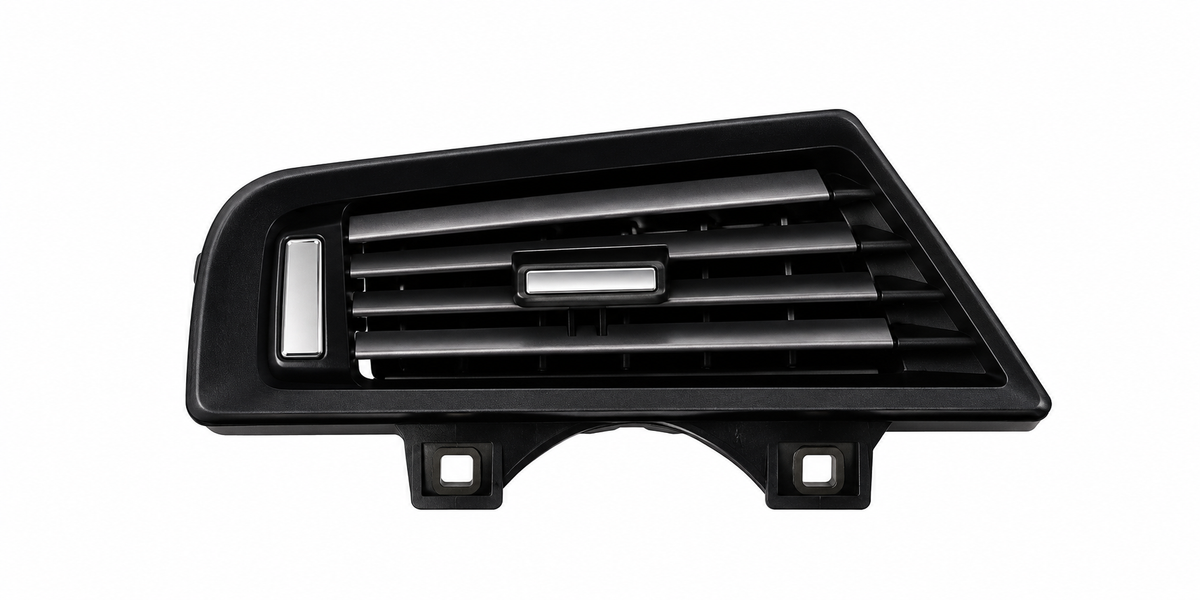 BMW 5 Series F10 / F11 (2010–2017) Left Side AC Vent | [Black with Chrome Slats]