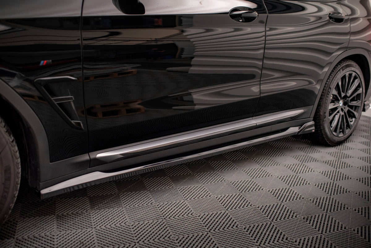 BMW X3 G01 (2021-2024) Side Skirts | Gloss Black ABS | Adhesive