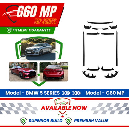 BMW 5 Series G60 M Performance Full Body Kit Glossy Black | Carteil