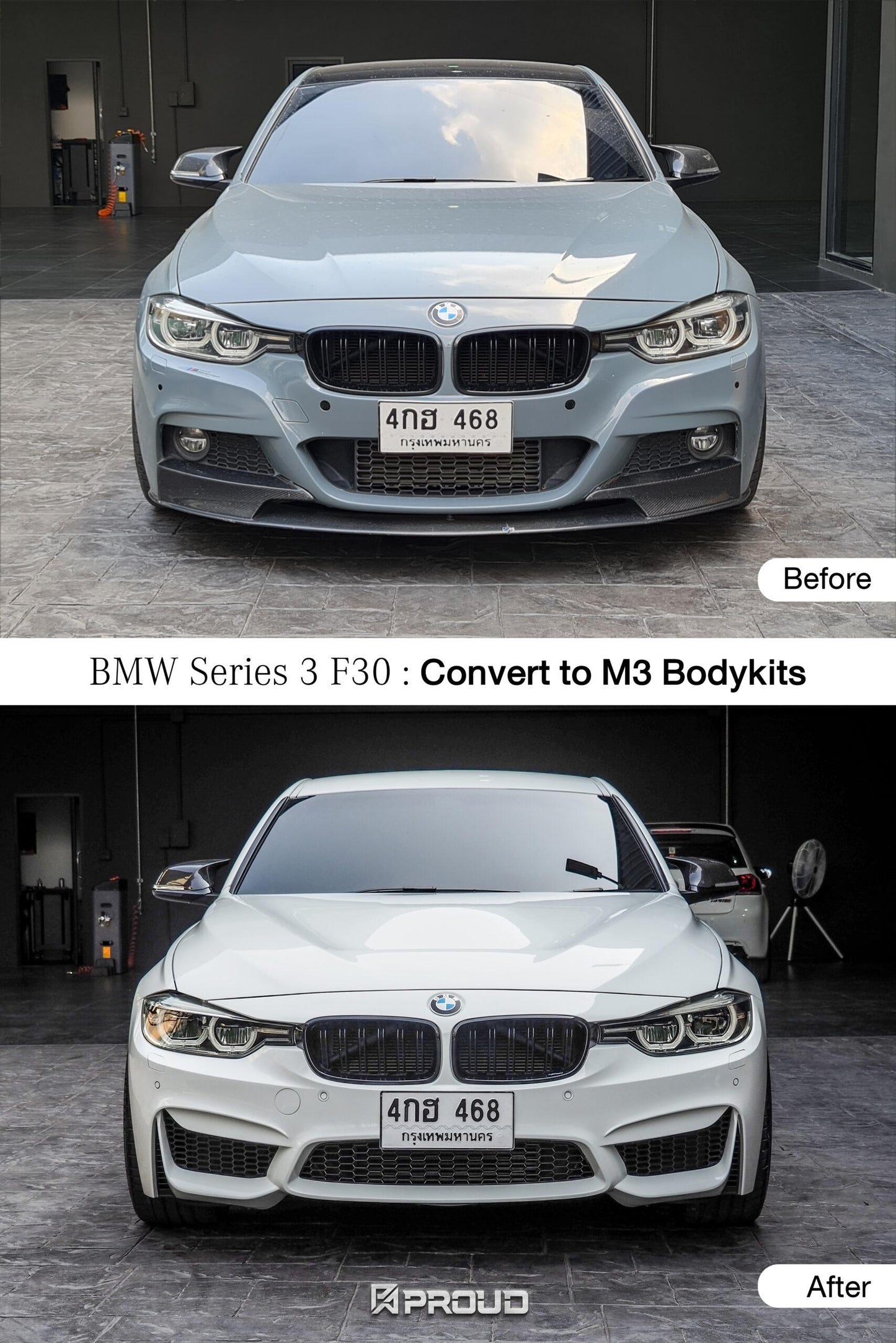 2013-2019 BMW 3 Series F30 M3 Style Body Kit | Carteil