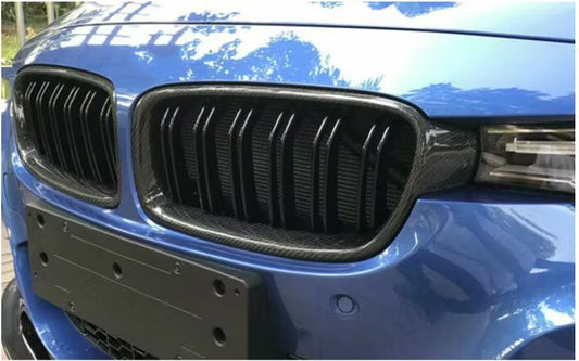 2012-2018 BMW 3 Series F30 Front Grille(No Logo) Carbon Black