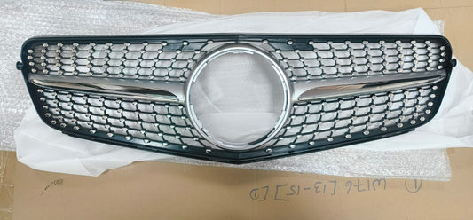 Diamond Grille for Mercedes-Benz C-Class W204 (2008–2014) – Starry Silver