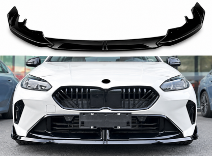BMW 2 Series F74 Gran Coupe M Sport (2025+) Front Lip | BMW 1 series F70 | Gloss Black ABS | Adhesive