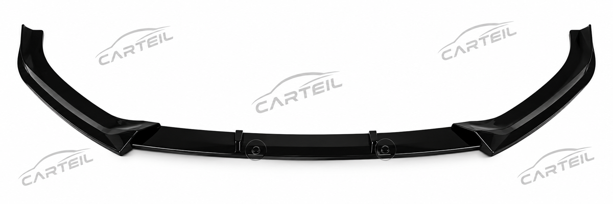 Audi A3 8V S-Line / S3 Sedan Front Lip (2017-2020) | Gloss Black ABS | Adhesive Installation