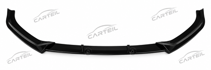 Audi A3 8V S-Line / S3 Sedan Front Lip (2017-2020) | Gloss Black ABS | Adhesive Installation