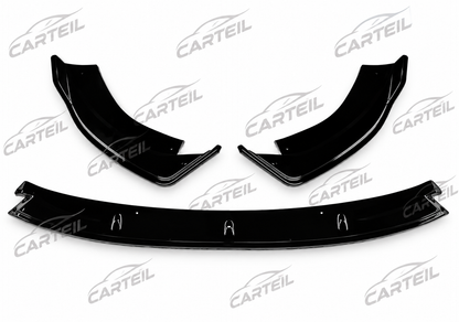 Mercedes-Benz E-Class W214 Front Lip (2024+) | Gloss Black ABS | Adhesive Installation