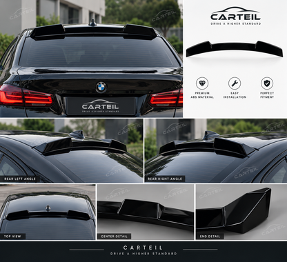 BMW 2 Series G42 (2022+) & M2 G87 Roof Spoiler(2023+) | Gloss Black ABS | Adhesive Installation