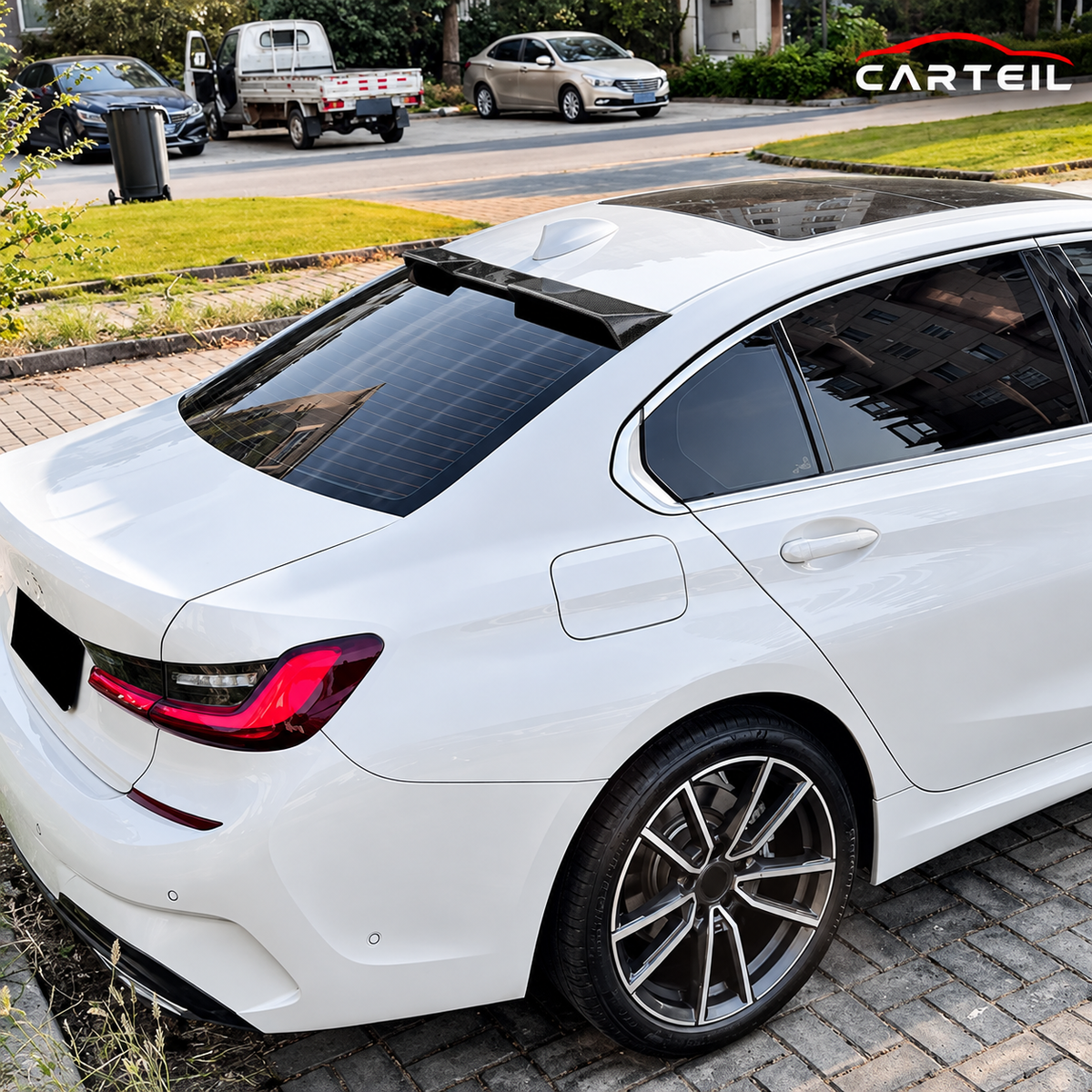 BMW 3-Series G20 Roof Spoiler (2020+)| Carbon Look ABS | Adhesive