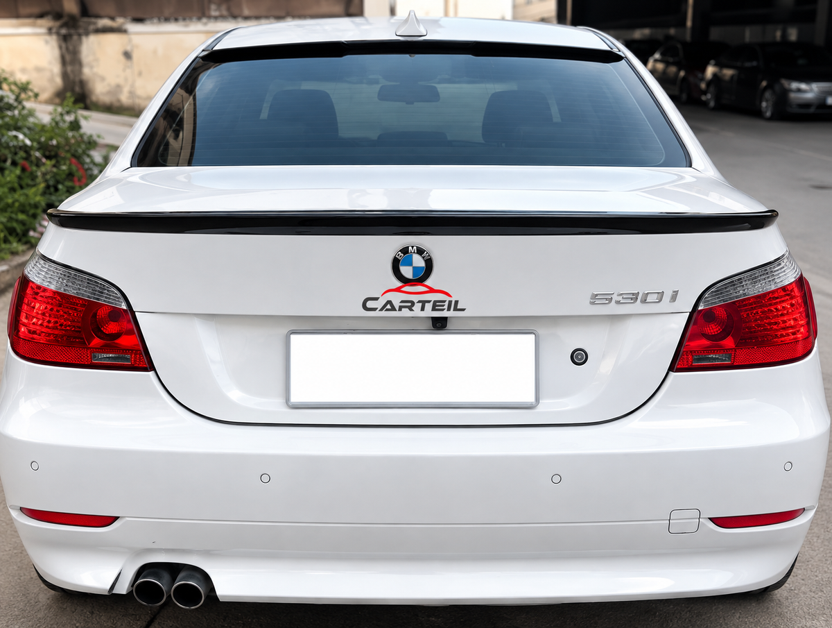 BMW 5-Series E60 M5 Rear Spoiler (2004-2010) | Gloss Black ABS | Adhesive