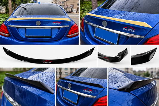 Mercedes-Benz C-Class W205 C63S Rear Spoiler (2014-2019)| Gloss Black ABS | Adhesive