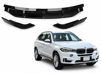 BMW X5 F15 (2014-2018) Rear Fender & Rear Side Splitter | Gloss Black ABS | Adhesive