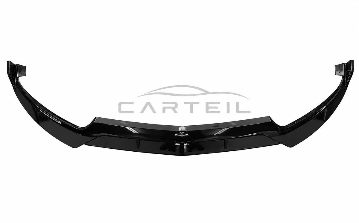 Mercedes-Benz C-Class W205 Front Lip (2015-2018)| Gloss Black ABS | Adhesive