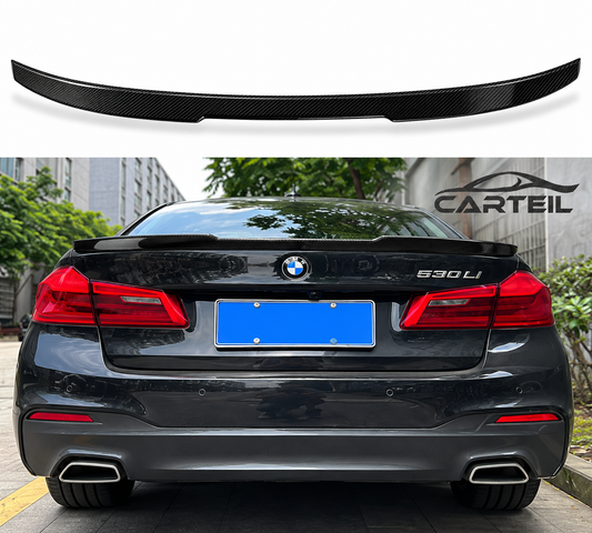 BMW 5 Series G30 CS Style (2018-2023) Rear Spoiler | Carbon  Look ABS | Adhesive
