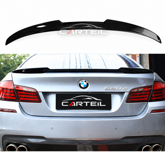 2010-2017 BMW 5 Series F10 M4 Style Spoiler Glossy Black | Carteil