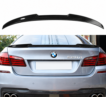 BMW 5 Series F10 M4 Style (2010-2016) Rear Spoiler | Carbon Fiber Look ABS | Adhesive