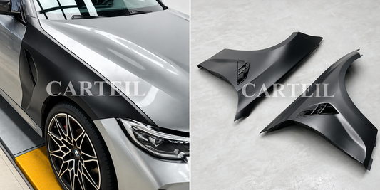BMW G20 M3 Aerodynamic Fenders | Gloss Black ABS | Bolt-On