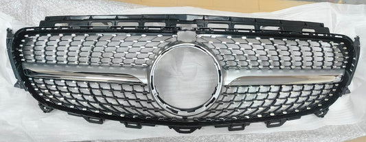 GT Grille for Mercedes-Benz E-Class W213 (2016–2020) – Starry Sky Silver