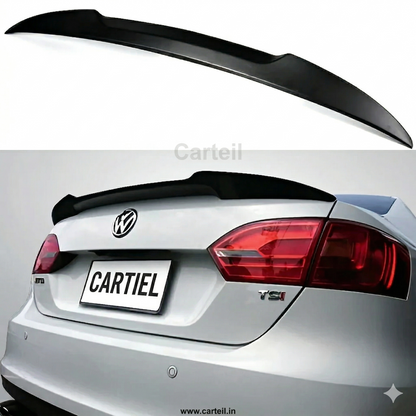2012-2018 Volkswagen Jetta 6 M4 Style Rear Spoiler Glossy Black | Carteil