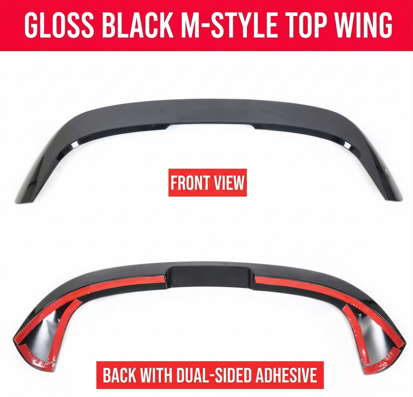 2015-2020 BMW X1 F48 Rear Spoiler Glossy Black | Carteil