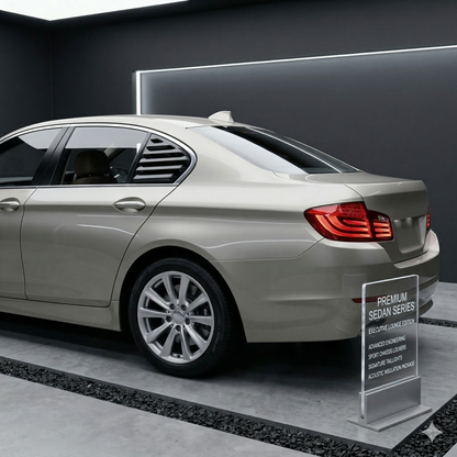 2010-2018 BMW 5 Series F10 Rear Window Louver Trim | Carteil