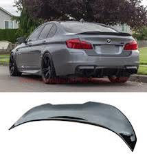 BMW 5 Series F10 PSM (2010-2016) Rear Spoiler | Gloss Black ABS | Adhesive